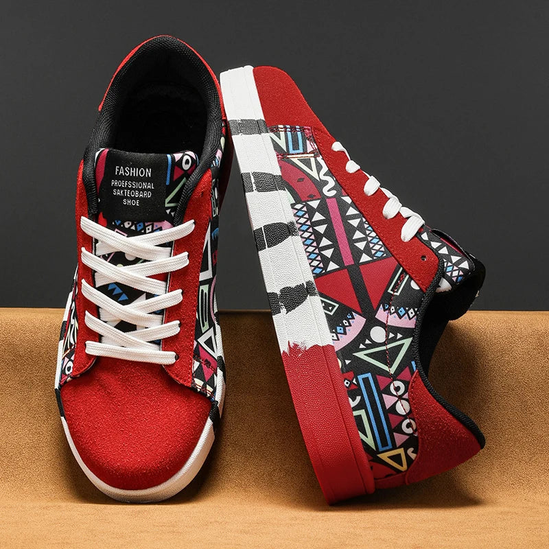 YRZL Παπούτσια Skateboard Ανδρικά Canvas Sneakers Casual Αναπνέοντα Παπούτσια Περπατήματος Ελαφριά Επίπεδα Παπούτσια για Άνδρες Street Trend Αθλητικό Παπούτσι