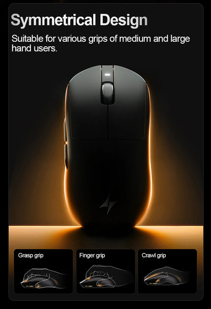 ATK Dragonfly A9 Ultra draadloze gamingmuis PAW3950 ultralicht tri-mode ergonomische e-sports gamermuis voor FPS A9 SE Plus