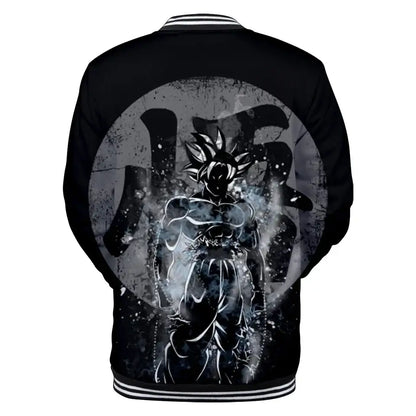 Dragon Ball Goku Kanji Symbol Men Zipper Hoodie Cartoon Japan Anime Women Sweatshirt 2025 New Fashion Children Jackets Coat, Produit gaming premium Fraquane