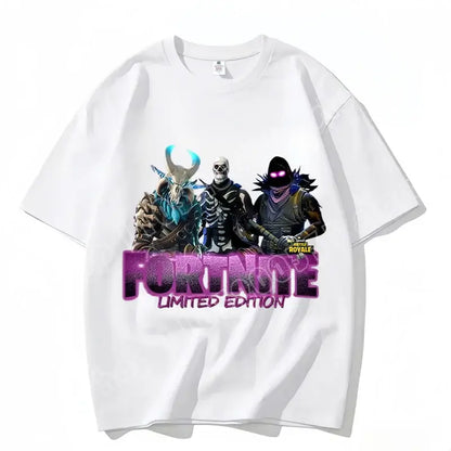 Fortnite majica s okruglim izrezom, uniseks za odrasle, gaming plesna moda, nova, od čistog pamuka, kratkih rukava, savršena za ležerno nošenje i odmor