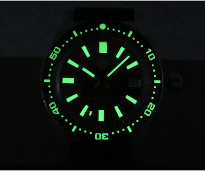 San Martin Official 40mm 62mas V3 Diver Watch For Men Kanagawa Surfing Dial NH35 Automatic Mechanical 20Bar Rubber Strap SN0007