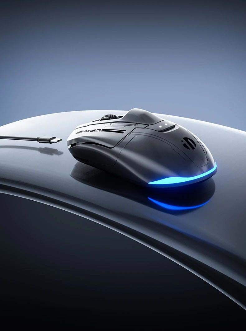 INPHIC Super Racing Car Series Wireless Bluetooth Gaming Mouse 500mA Battery Level Display Light Effect Customization