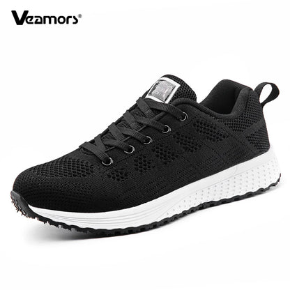 Zapatillas de running para mujer, zapatillas deportivas informales transpirables, ligeras, para gimnasio y deporte al aire libre, cómodas