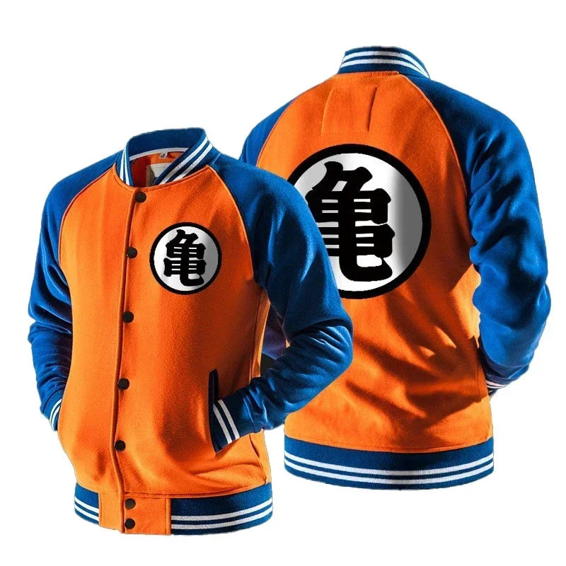 Dragon Ball Streetwear Baseball Uniform for Men Women Son Goku Adults Costumes Jackets Spring Fall Coat Cardigan Sweatshirt Gift