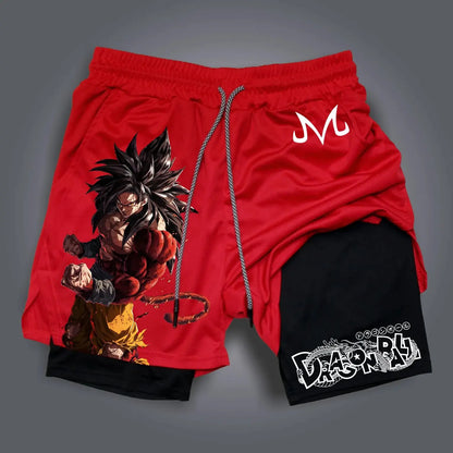 Licencirane kratke hlače Dragon Ball Super 2025 - japanske anime prozračne brzosušeće hlače za plažu, retro Y2K hip-hop stil