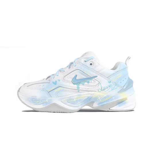 Custom Sneakers Nike M2K Tekno Dreamy Island Fresh Hand-Painted Women's Low-Top Retro Running Sneakers