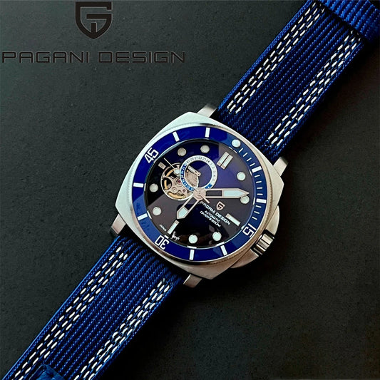 PD1736 PAGANI DESIGN 2025 Men Automatic Mechanical Watches Casual Fashion Sapphire Stainless Steel Diving TMI NH39 Reloj Hombre