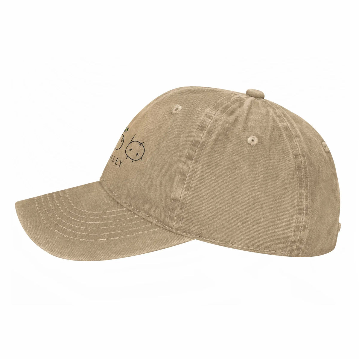 Spiel „Stardew Valley“ – Sonnen-Baseballkappe y2k, lustig, Unisex für Jugendliche, gewaschen, Hip-Hop-Hüte, sonnenschützendes Design, Outdoor-Sport, Snapback-Kappe, Geschenk