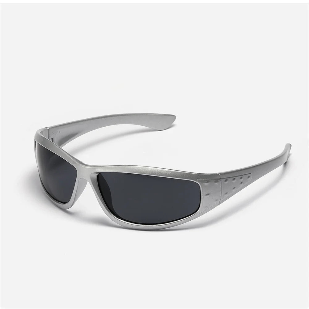 Y2K Sunglasses Men Women Color Hollowed Outdoor Driving UV400 Sunglasses Girls Net Red Hip Hop Gothic Women Sun Glasses 2025 Hot
