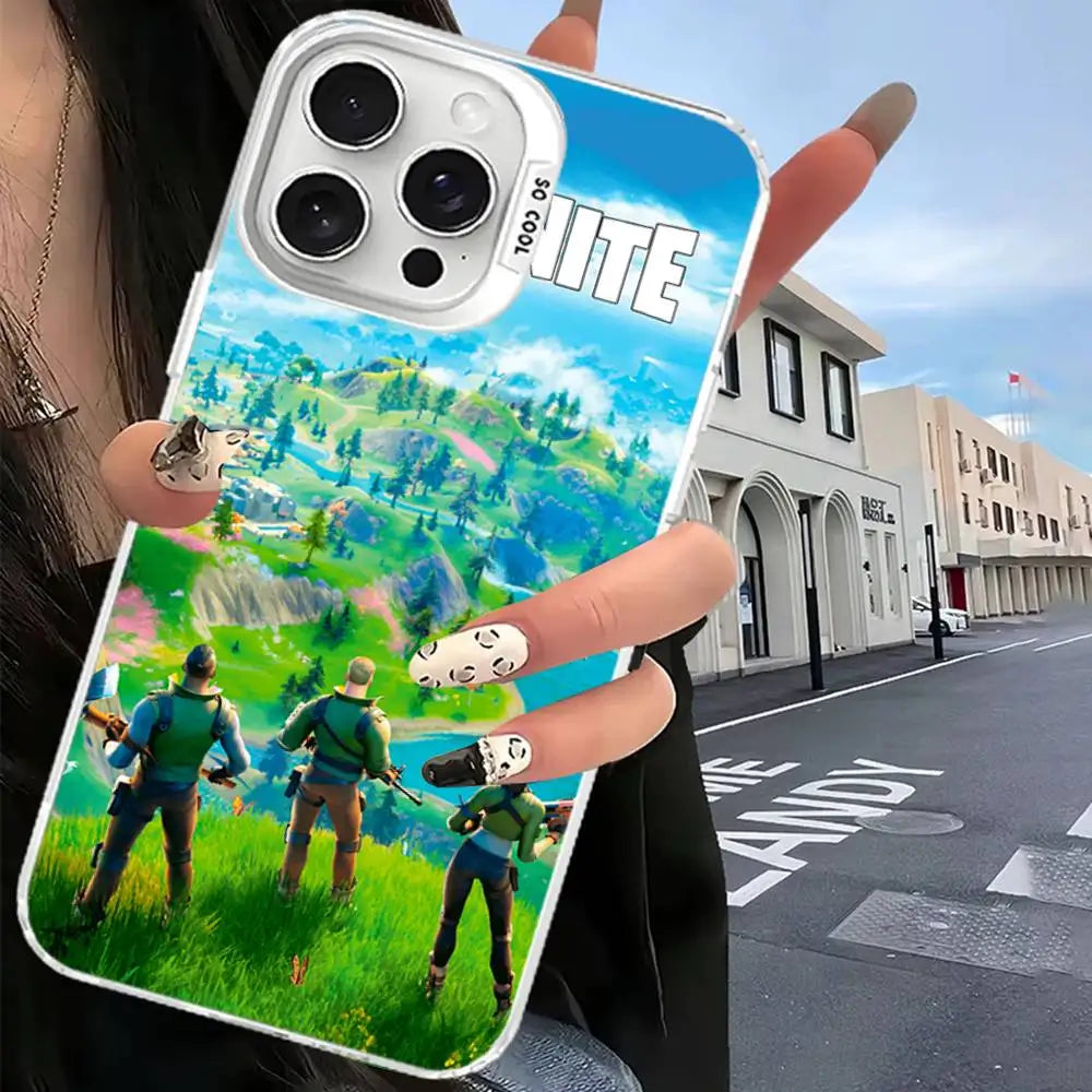 Classic Game Hot Fortnites Phone Case for Xiaomi Redmi Note 7 8 9 9S 10 11 12 13 14 15 Pro Plus 4G 5G Anti Fall Matte Back Cover