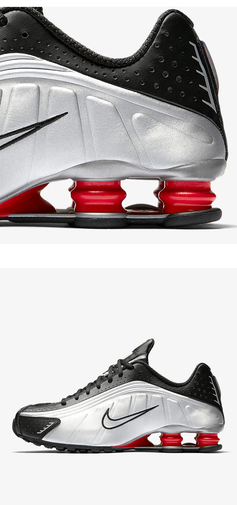 Nike originalni Shox R4 OG unisex športni tekaški copati z zračno vzmetenjem BV1111-008