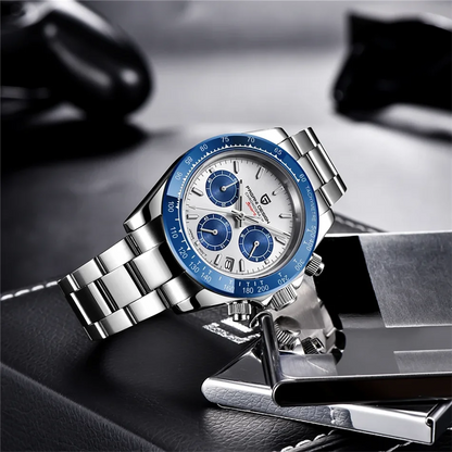 Novo PAGANI DESIGN PD1644 Relógio de Luxo para Homem em Quartzo com Data Automática, Cronógrafo Desportivo de Pulso, Impermeável 100m, Presente para Homem