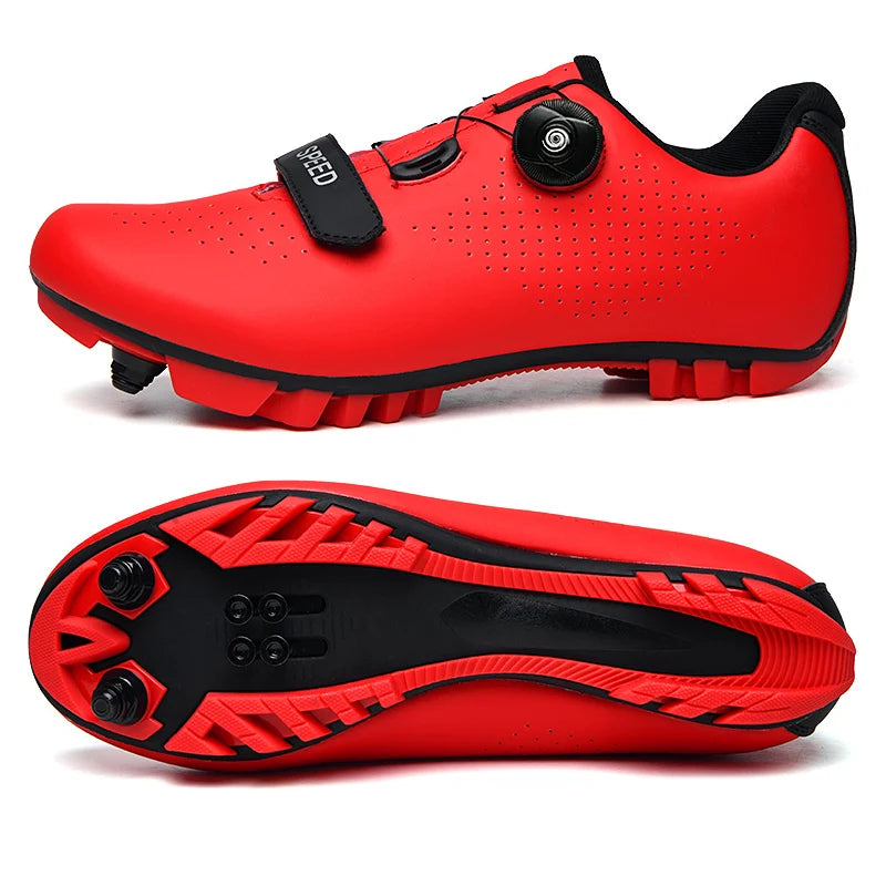 Zapatillas unisex de MTB: zapatillas de ciclismo MTB, zapatillas de running para hombre, zapatillas con clavos para bicicleta de montaña, zapatillas de ciclismo para mujer