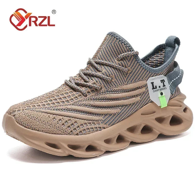 YRZL muške sportske crne tenisice za trčanje i jogging, ležerne outdoor tenisice od prozračne mrežice, ženske lagane crne tenisice za tenis s amortizacijom κρα κρα
