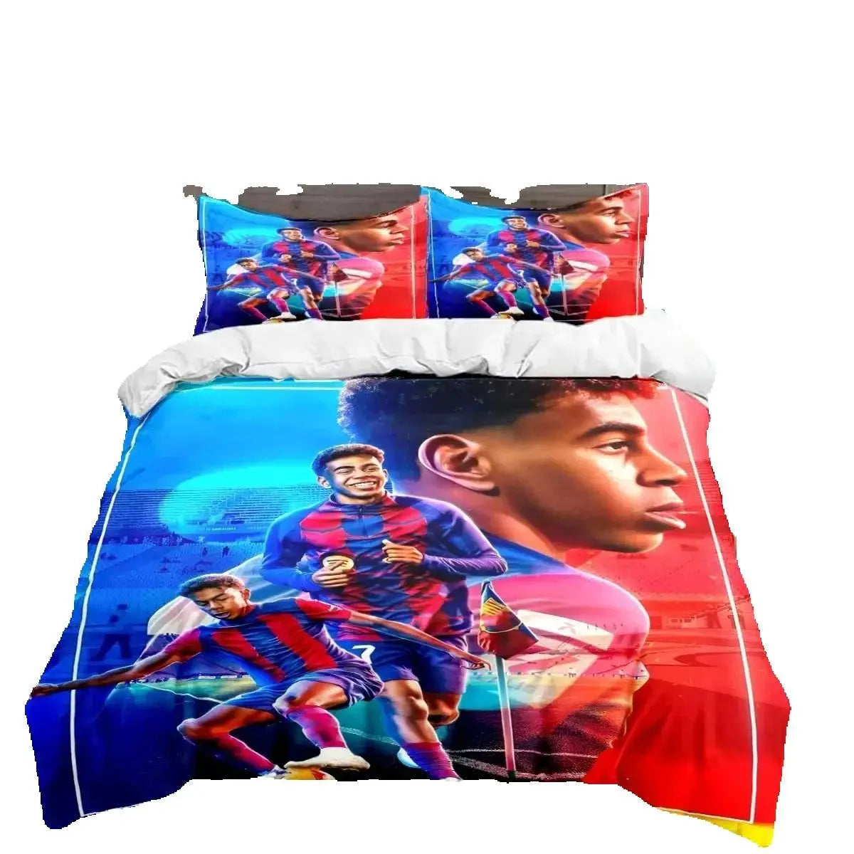 Spain Football Cenozoic Star L-Lamine Y-Yamal Bedding Sets Duvet Cover Pillowcase Single Twin Full Queen King Size for Kids Teen