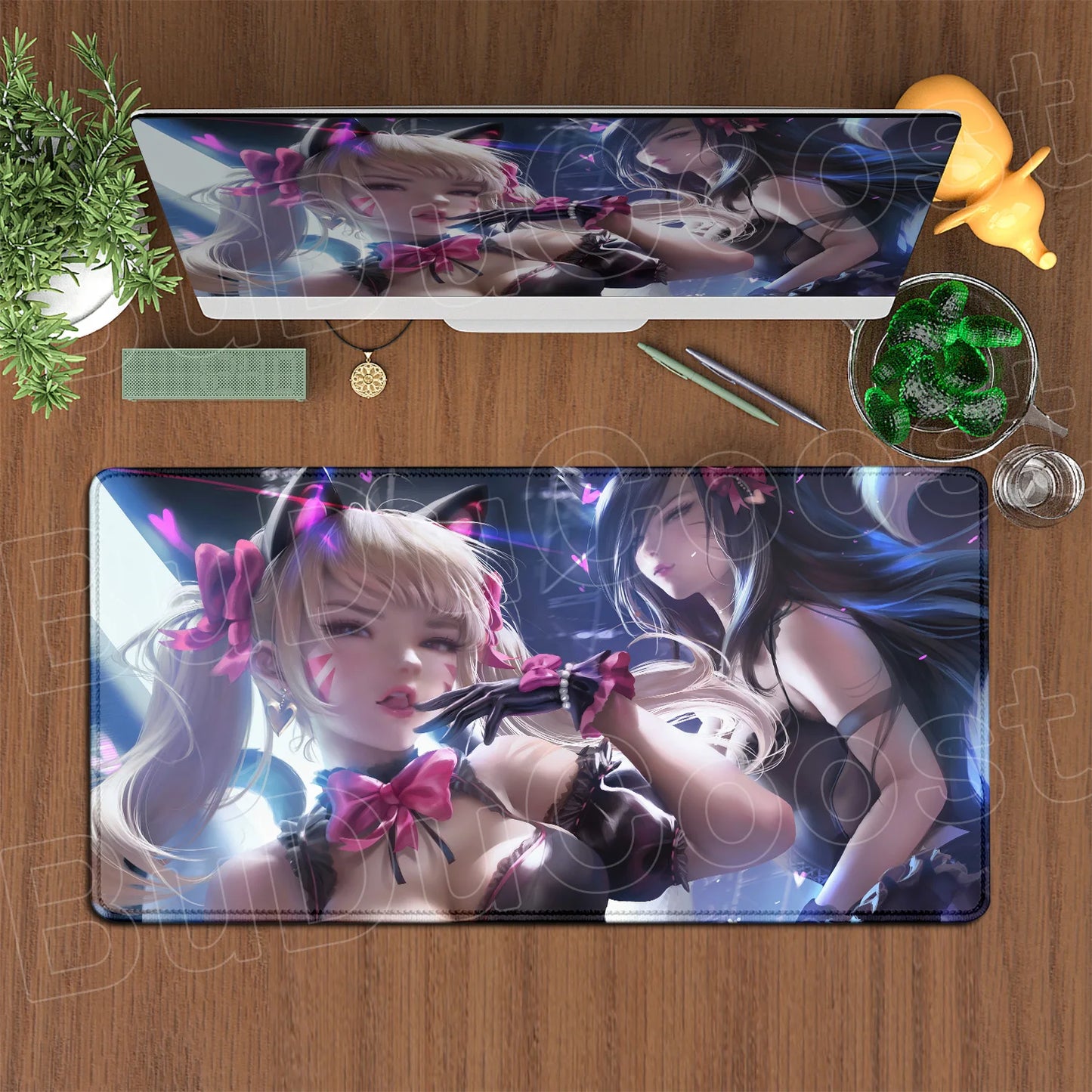 Large XXL DIY Cool  Overwatch Mouse Pad Keyboard Table Gaming Accessories Non-Slip Rubber Edge locking spped Laptop Rug desk Mat