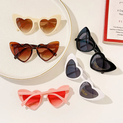 New Kids Cartoon Heart Sunflower Fruit Rabbit Ears Sunglasses Girls Boy Children Outdoor Round Polarized UV400 Sun Glasses