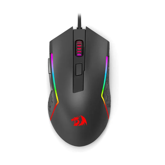 Redragon M616 RGB Gaming Mouse, Wired Optical Gaming Mouse with 10000 DPI, 6 Programmable Buttons, 8 RGB Backlit Modes, Ergonomic Gaming Mouse