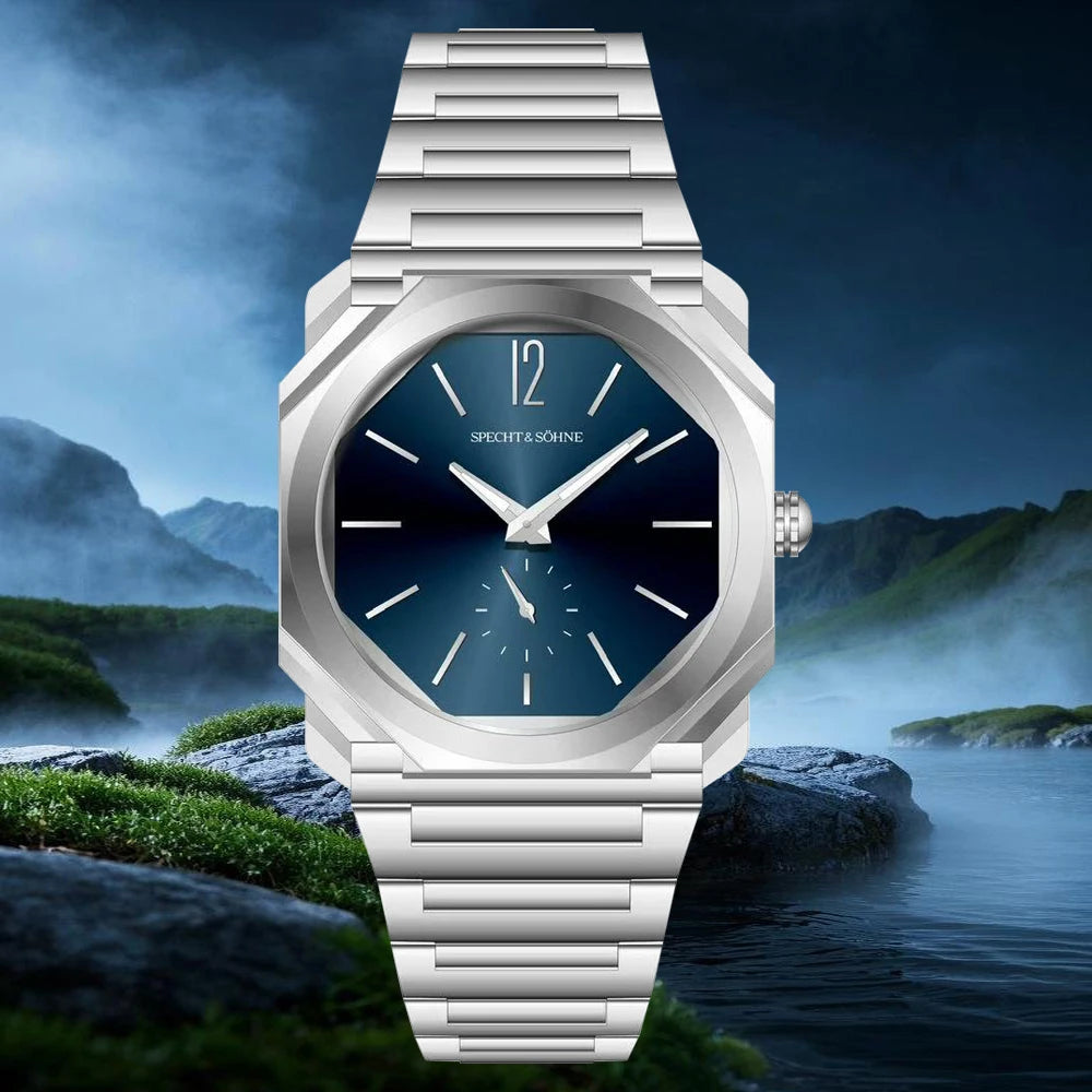 2026 New Fashion 38MM Specht & Söhne Ultrathin Quartz Watch For Men 316L Stainless Steel Watches Sapphire Crystal 50M Waterproof