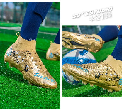 Miesten ammattilaisjalkapallokengät, luistamattomat jalkapallokengät, unisex, hengittävät, futsal-urheilu, uudet nappulakengät, drop shipping, ultrakevyet