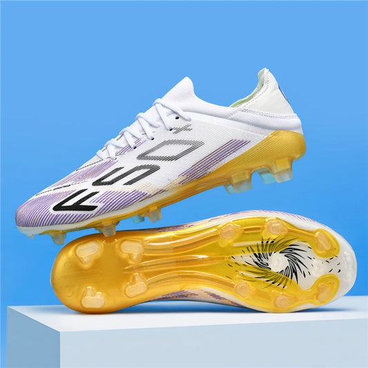 New Men's Football Boots Non-Slip Match Grass Cleats High-top High-quality Soccer Shoes Futsal Sneakers Indoor Hot-selling Outdoor
