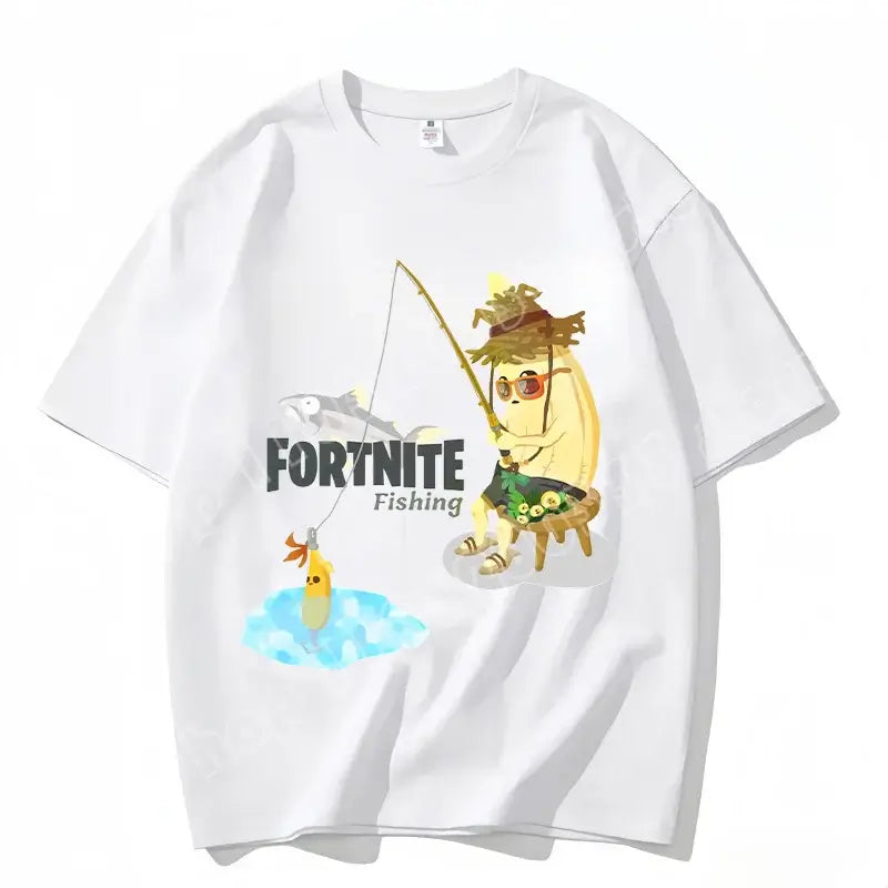 Fortnite majica s okruglim izrezom, uniseks za odrasle, gaming plesna moda, nova, od čistog pamuka, kratkih rukava, savršena za ležerno nošenje i odmor