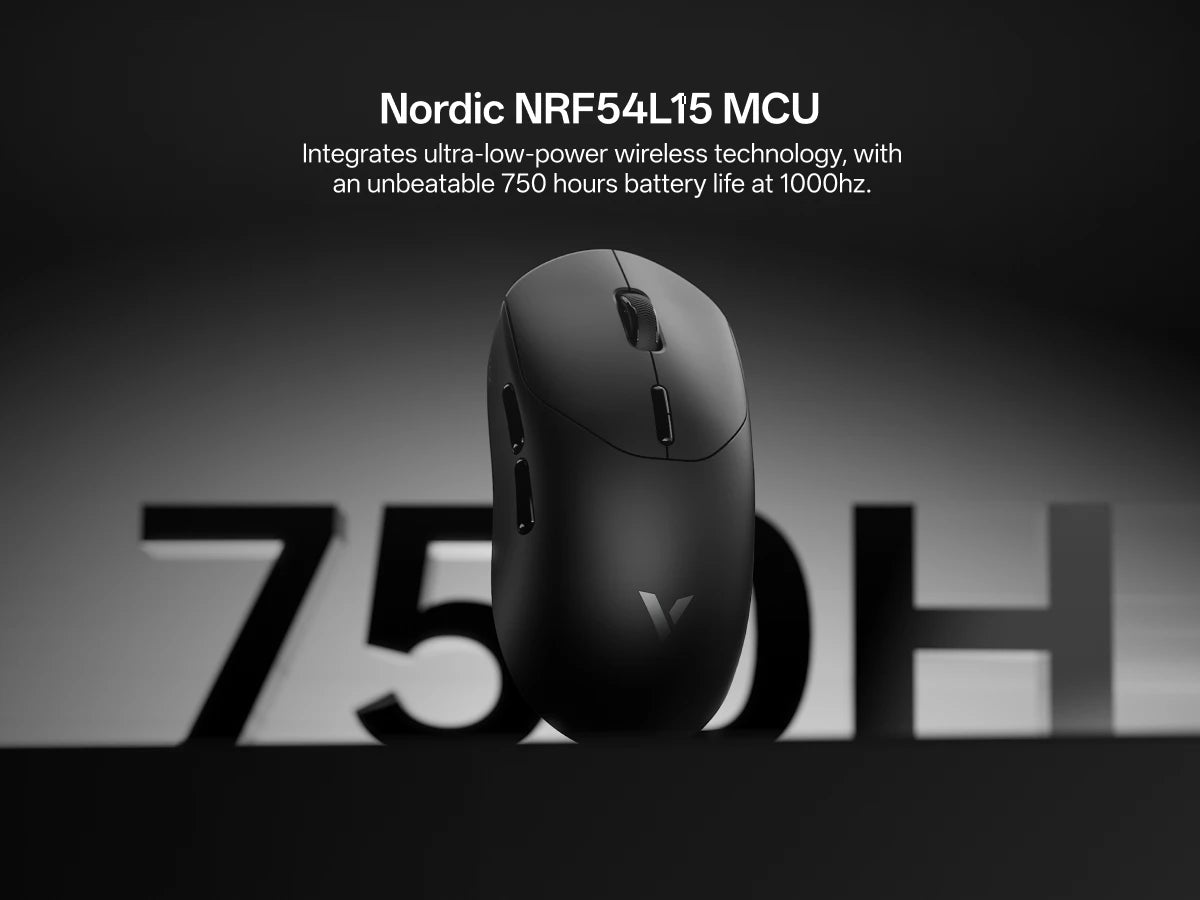Rapoo VT2 MAX Wireless E-sports Gaming Mouse with 8K Polling Rate Optical Sensor Ergonomic Design 53g Lightweight for PC Laptop