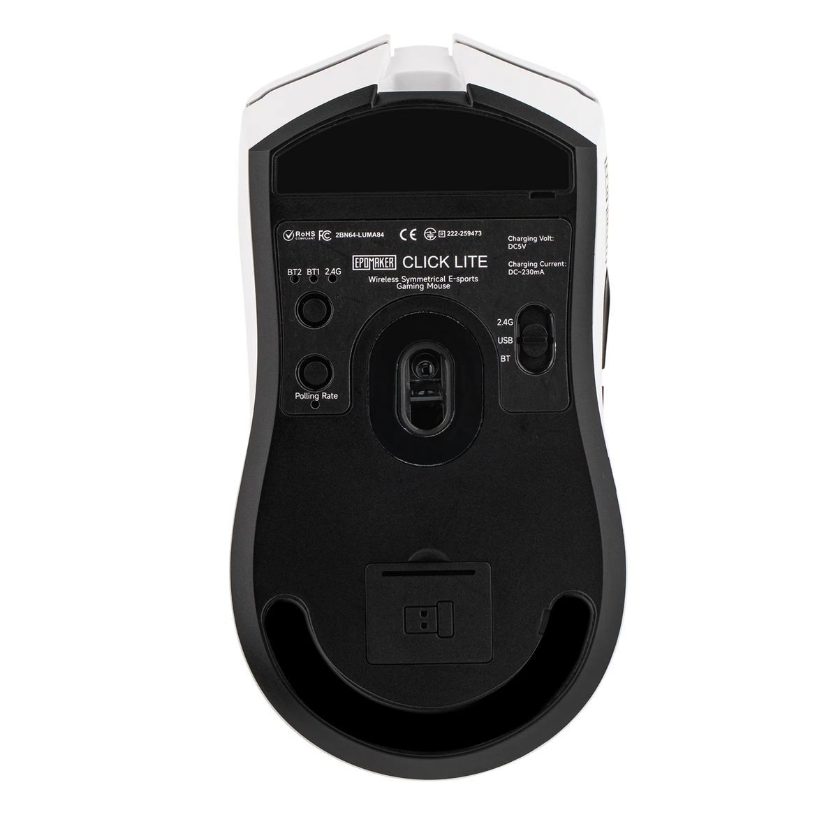 EPOMAKER Click Lite Wireless Gaming Mouse, Tri-Mode Bluetooth & 2.4GHz Gaming Mouse, PAW3311 Sensor, 24000 DPI, 59g Lightweight Rechargeable Gaming Mouse