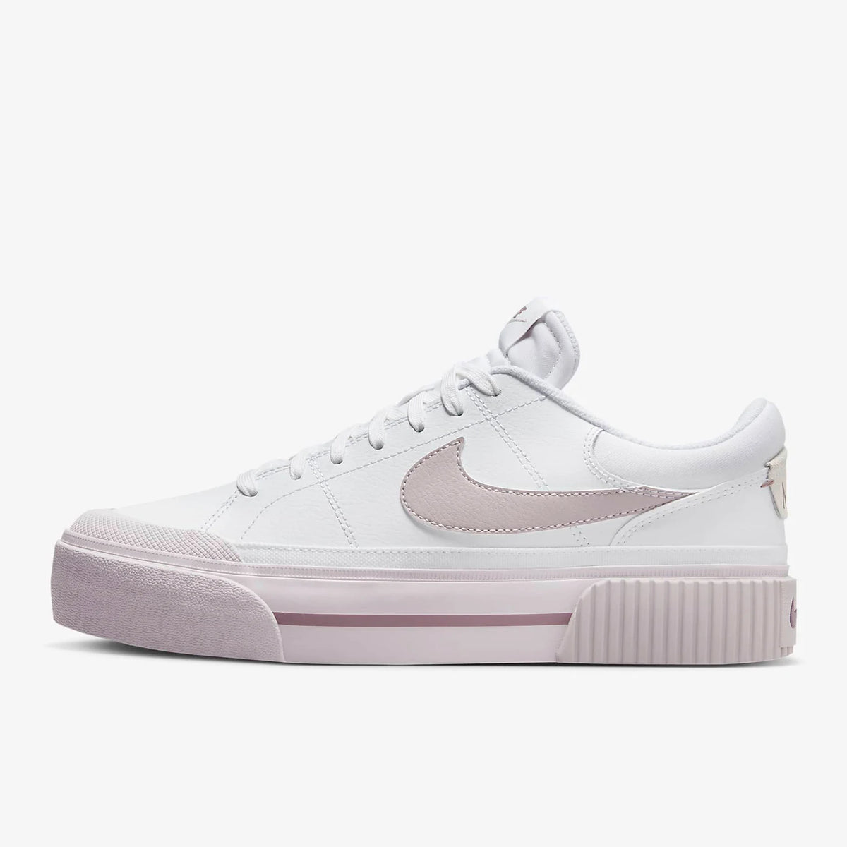 Nike, autentiche scarpe da ginnastica casual da donna con suola spessa resistente all'usura e tomaia bassa DM7590-105