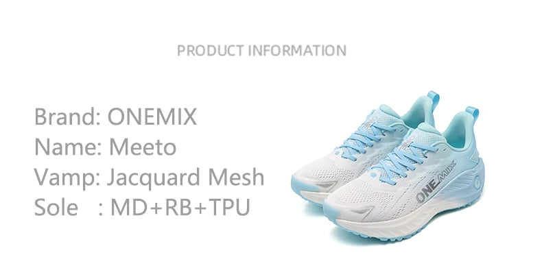 ONEMIX Sapatilhas de Running Casuais Respiráveis de Verão, Sapatilhas de Jogging Leves para Homem e Mulher, Calçado de Ginásio e Outdoor com Amortecimento para Desporto