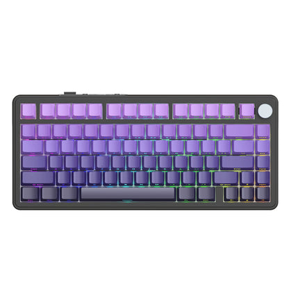 ATTACK SHARK X85/X85Pro Wireless Mechanical Keyboard 75% 82 Keys Tri-Mode Bluetooth Wired RGB Hot Swap Gasket Knob Large battery