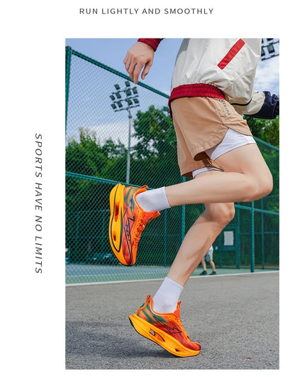 Running Shoes Marathon Specialty Men Sports Carbon Plate Breathable Ultralight Women Comfortable Athletic Cushion Stability Sneakers