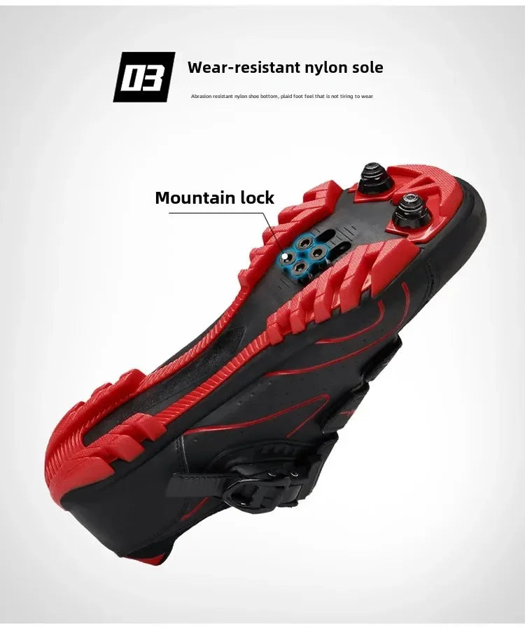 Unisexové cyklistické boty s tvrdou podrážkou – 4-Season boty pro silniční kola s aretačními pedály, vhodné pro MTB a outdoorové sporty