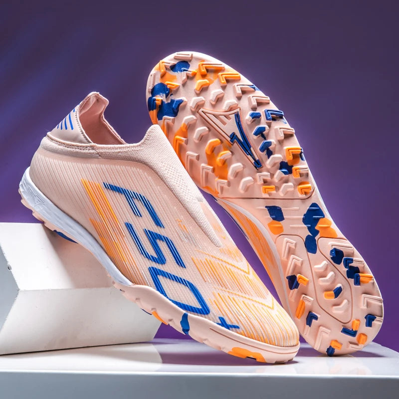 New Men's Soccer Shoes Grass Football Boots Ultralight Sport Comfortable Indoor Cleats Non Slip Fg Turf Futsal Adult Non-Slip