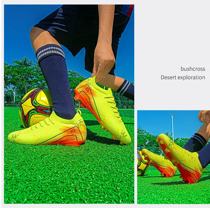 New Men's Football Boots Non-Slip Soccer Shoes Training Sneakers FG Top Quality Cleats Wholesale Drop Shipping Unisex Adult