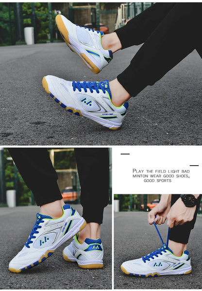 Men Table Tennis Shoes High Quality Indoor Sneakers Casual Training Golf Shoes Big Size Wear Brand Resistant Volleyball Shoes