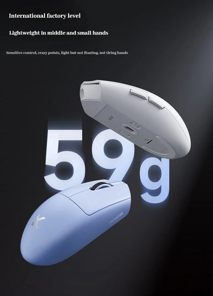 MCHOSE G3 V2 Pro bezdrátová herní myš Tri-Mode Bluetooth 800mAh dobíjecí lehká přizpůsobená ergonomická esports myš