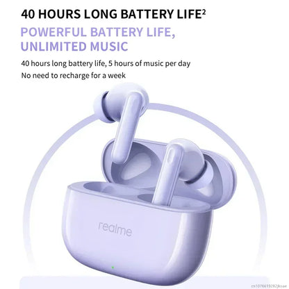 realme Buds T310 Wireless Earbuds Bluetooth 5.4 – 46dB Active Noise Cancelling HiFi Earphones with Deep Bass & Long Battery Life