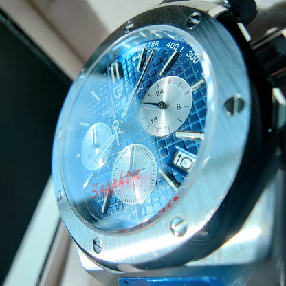 PAGANI DESIGN PD1707 Men's Quartz Watches 40MM Stainless Steel Sapphire Glass Top Brand Watch Gift for Men Reloj Hombre 2024 New
