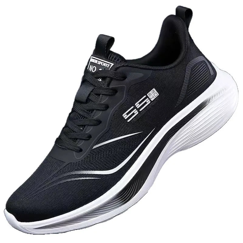 Breathable Mesh Men's Lightweight Casual Sneakers Non-Slip Soft Sole Running Shoes for Spring and Summer