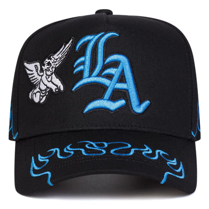 Unisex Gothic LA Angel Embroidery Baseball Caps Spring Autumn Outdoor Adjustable Casual Hats Sunscreen Hat Sports Cap