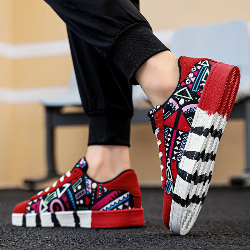 YRZL Παπούτσια Skateboard Ανδρικά Canvas Sneakers Casual Αναπνέοντα Παπούτσια Περπατήματος Ελαφριά Επίπεδα Παπούτσια για Άνδρες Street Trend Αθλητικό Παπούτσι