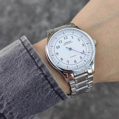 Single needle independent blue needle minimalist fashion personality sapphire mirror waterproof quartz watch for men