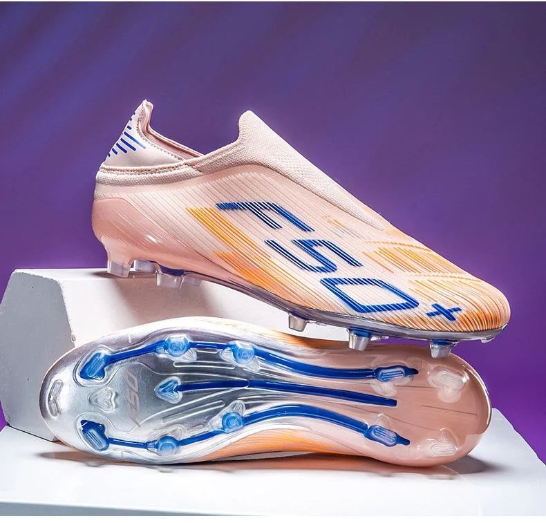 New Men's Soccer Shoes Grass Football Boots Ultralight Sport Comfortable Indoor Cleats Non Slip Fg Turf Futsal Adult Non-Slip