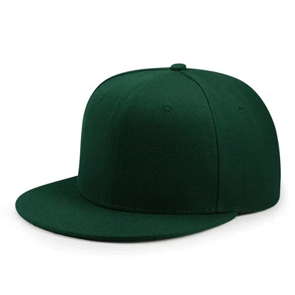 Big Bone Man Plus Size Baseballkappen für Erwachsene, flacher Schirm, Hip-Hop-Fitted-Cap, Herren und Damen, große Kappen, Snapback-Cap, Größe 6 3/4 bis 8