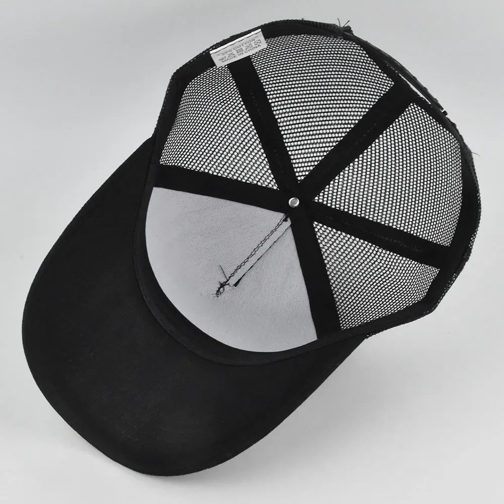 Mode Frühjahr/Sommer Bedruckte Netz-Baseballkappe, atmungsaktiv, Gorras, mit individuellem LOGO für Männer, Frauen und Paare, Schirmkappe, Casquette