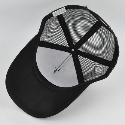 Mode Frühjahr/Sommer Bedruckte Netz-Baseballkappe, atmungsaktiv, Gorras, mit individuellem LOGO für Männer, Frauen und Paare, Schirmkappe, Casquette