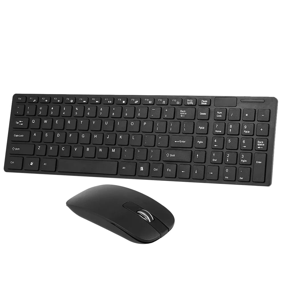 New 2.4G Wireless Keyboard and Mouse Set for Laptop iPad PC Desktop for Android iOS Windows