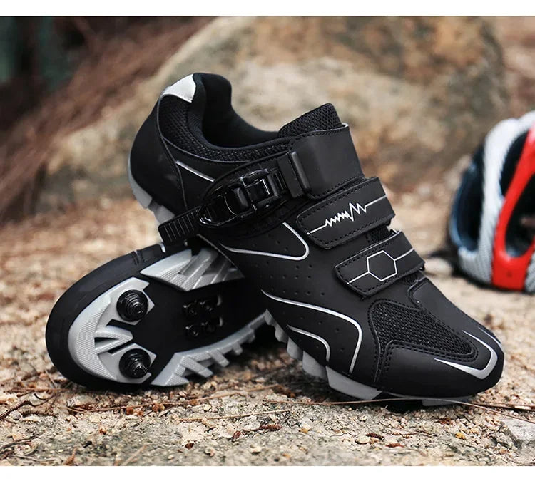 Unisexové cyklistické boty s tvrdou podrážkou – 4-Season boty pro silniční kola s aretačními pedály, vhodné pro MTB a outdoorové sporty
