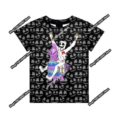 2026 Fortnite T-shirt Boys Summer Anime Game T Shirt Everyone T-Shirt Cute Tee Shirt Basic Battle Gamer Short Sleeve Man Tshirt